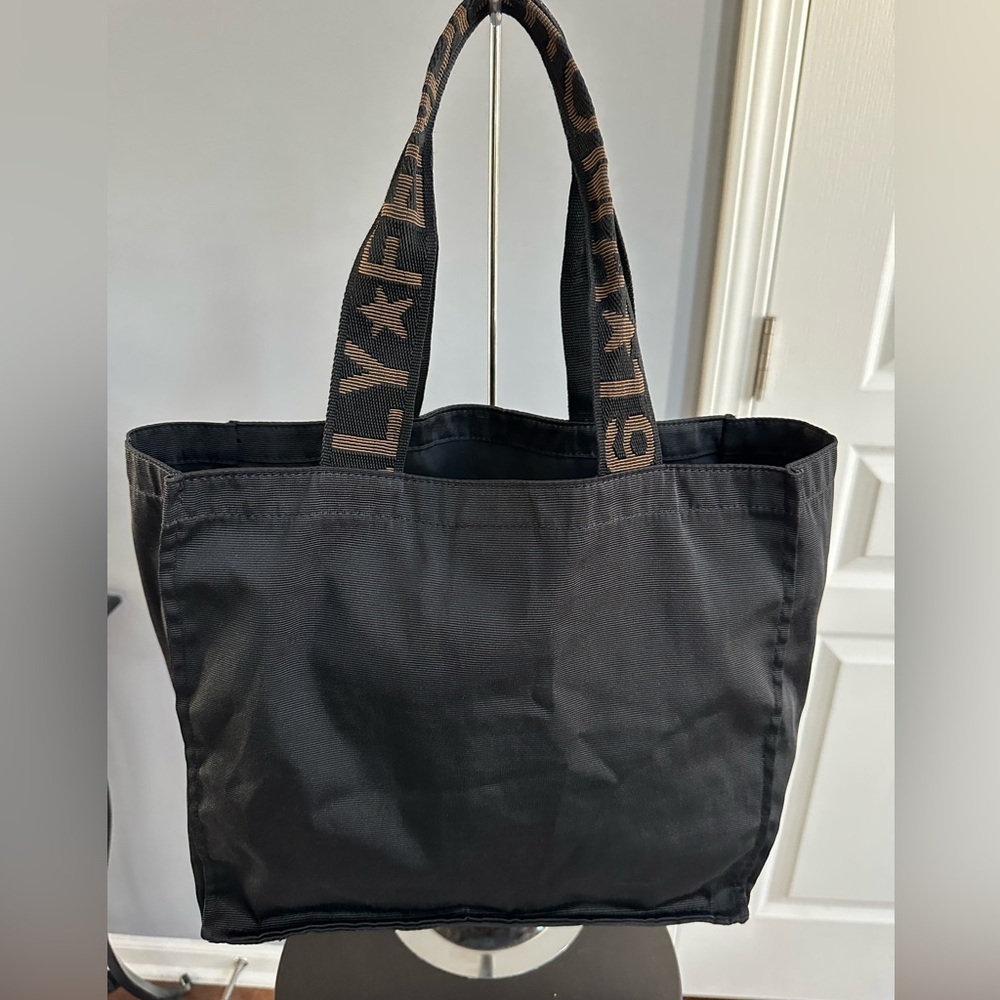 FENDI BUNDLE Canvas Shopper Tote & Zucca Bifold Wallet Set - Authentic - Picture 4 of 17